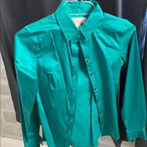 Banana Republic green blouse